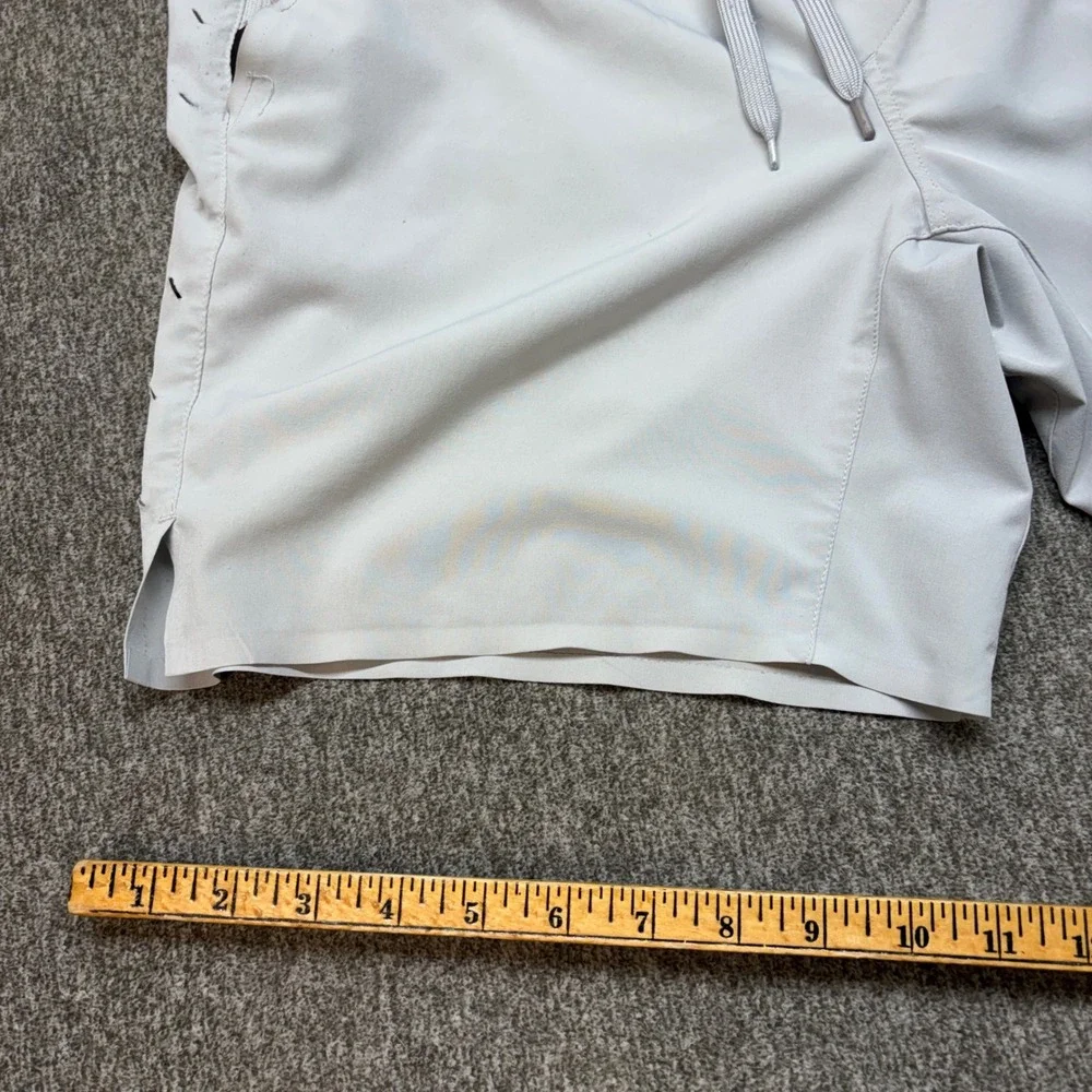 Ten Thousand Men Gray Lightweight Training Running Shorts Medium 6